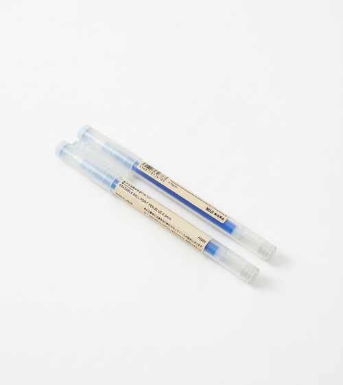 Bolígrafo Borrable 0,5 Mm Azul Muji: Escribe, Borra, Repite
