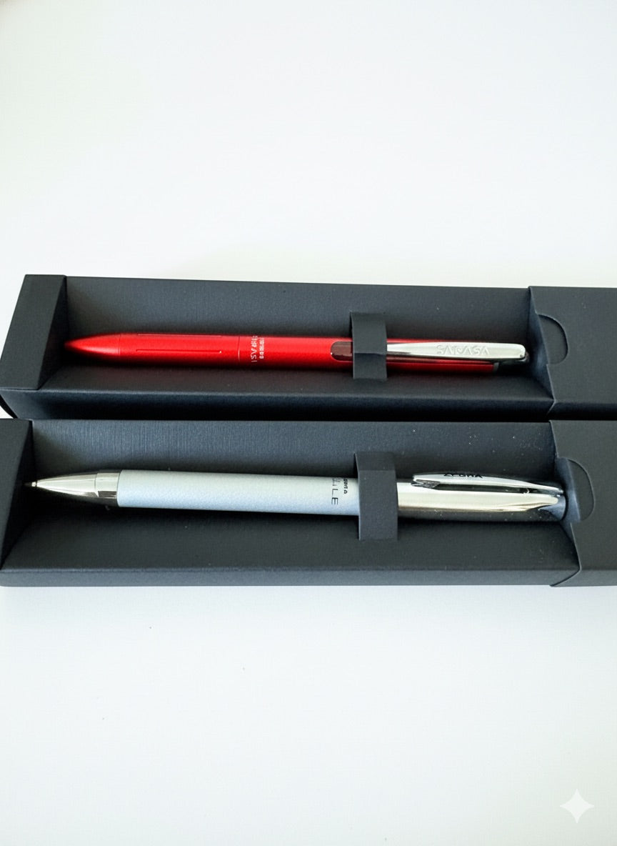 Set De Bolígrafos Zebra Sarasa y Zebra Kizoku más Destacadores Monami y Portamina Zebra