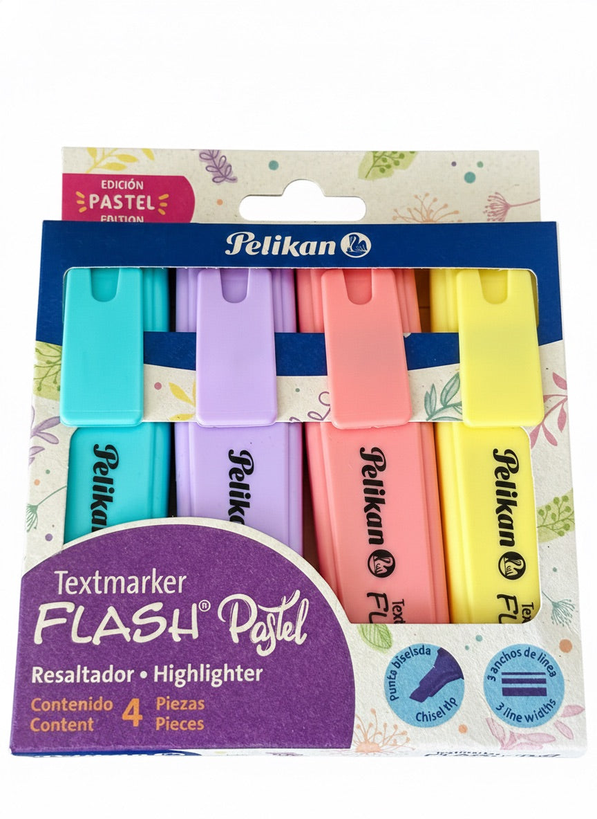Pack Escolar con Bolígrafos Pilot V7, Destacador Pelikan y Lápices Faber Castell