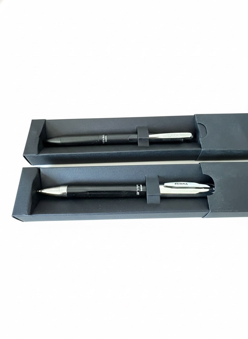 Set De Bolígrafos Zebra Sarasa y Zebra Kizoku más Destacadores Monami y Portamina Zebra