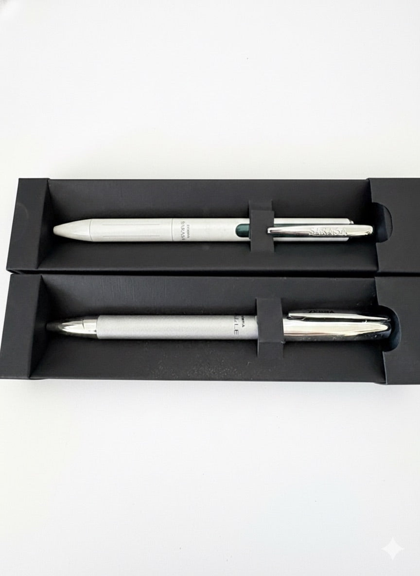 Set De Bolígrafos Zebra Sarasa y Zebra Kizoku más Destacadores Monami y Portamina Zebra