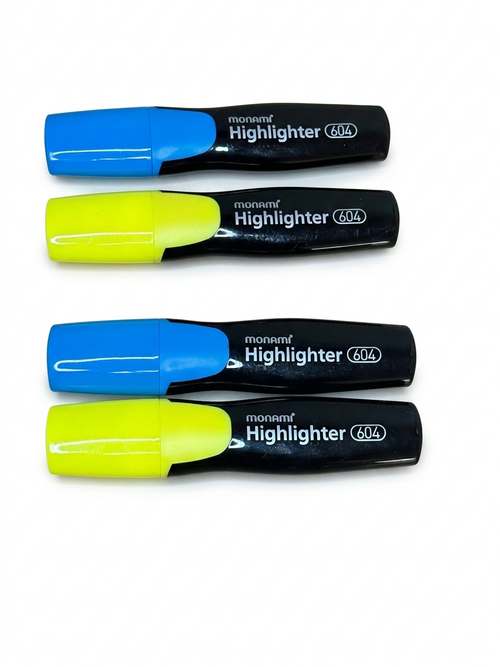 Destacador Monami Jumbo 406 — Grande, vibrante y de larga duración